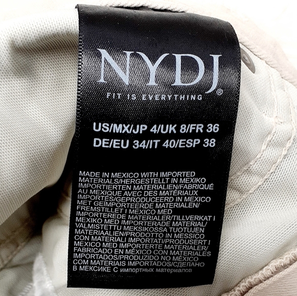NYDJ Curves 360 Slim Straight Ankle Jean Sz 4 NWT - Picture 10 of 12